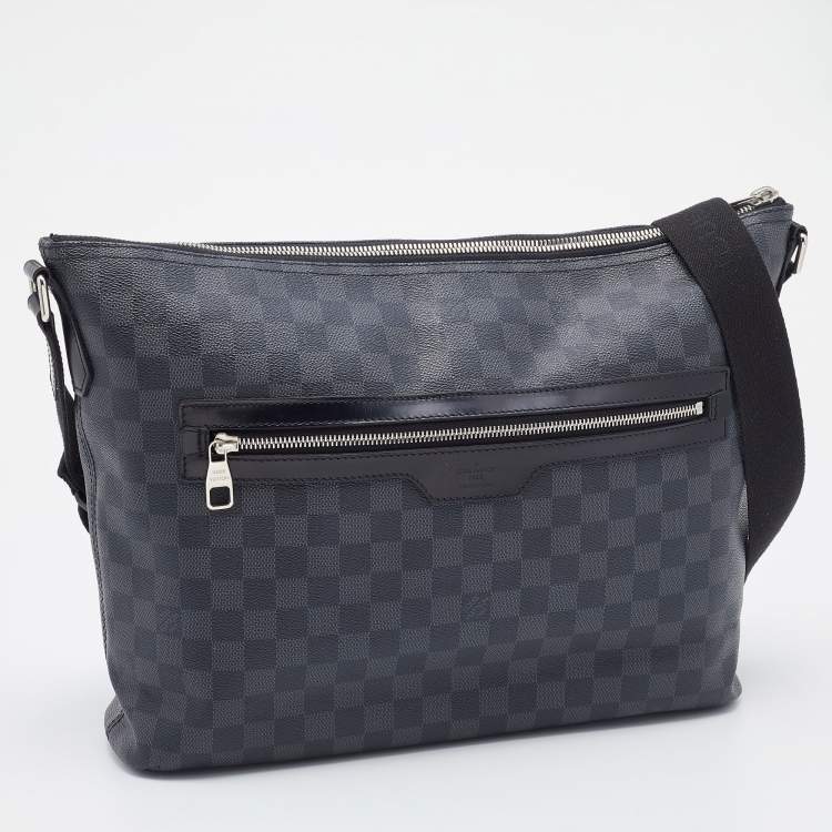 Pre Owned Louis Vuitton Damier Graphite Canvas Mick GM Bag