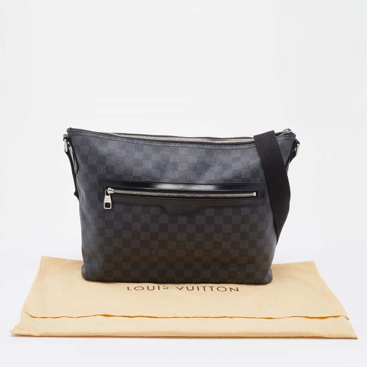 Pre Owned Louis Vuitton Damier Graphite Canvas Mick GM Bag