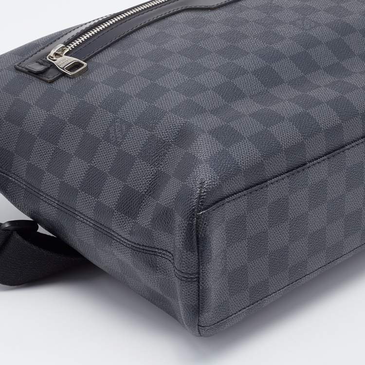 Pre Owned Louis Vuitton Damier Graphite Canvas Mick GM Bag