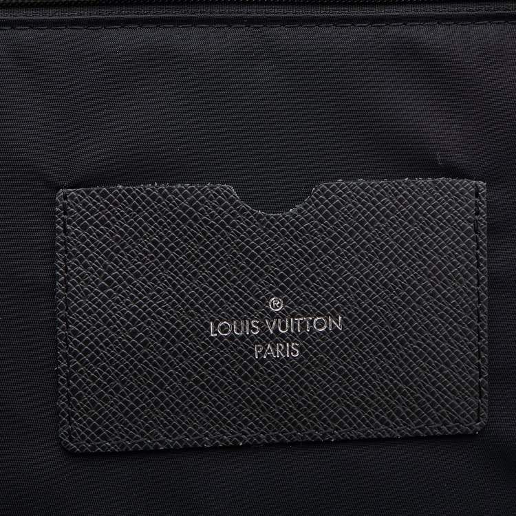 Pre Owned Louis Vuitton Black Taiga Leather Pegase Legere 50 Business Luggage
