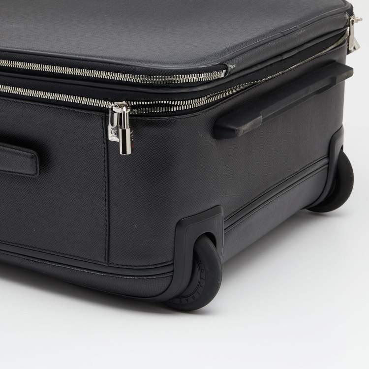 Pre Owned Louis Vuitton Black Taiga Leather Pegase Legere 50 Business Luggage