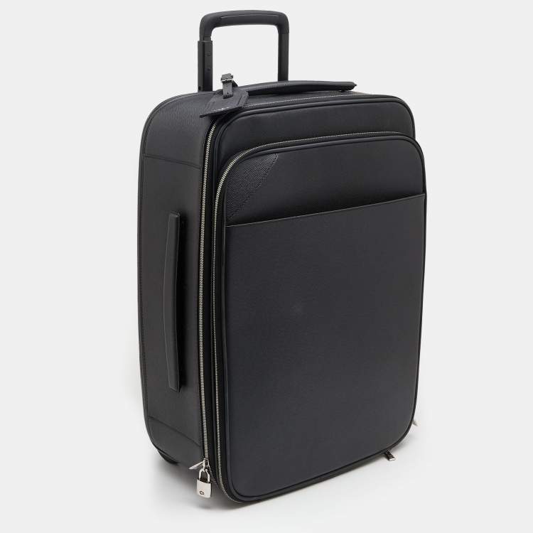 Pre Owned Louis Vuitton Black Taiga Leather Pegase Legere 50 Business Luggage