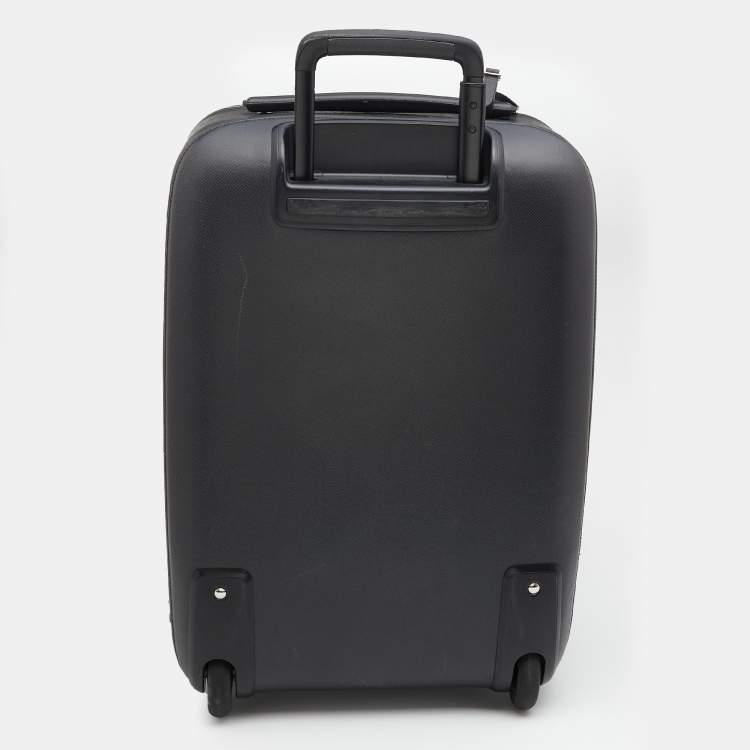 Pre Owned Louis Vuitton Black Taiga Leather Pegase Legere 50 Business Luggage