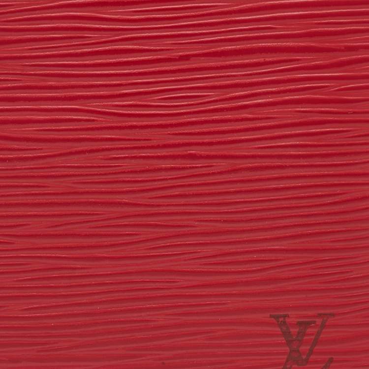 Pre Owned Louis Vuitton Red Epi Leather Marco Wallet