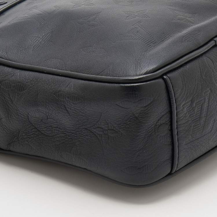 Pre Owned Louis Vuitton Monogram Shadow Leather Danube PM Bag