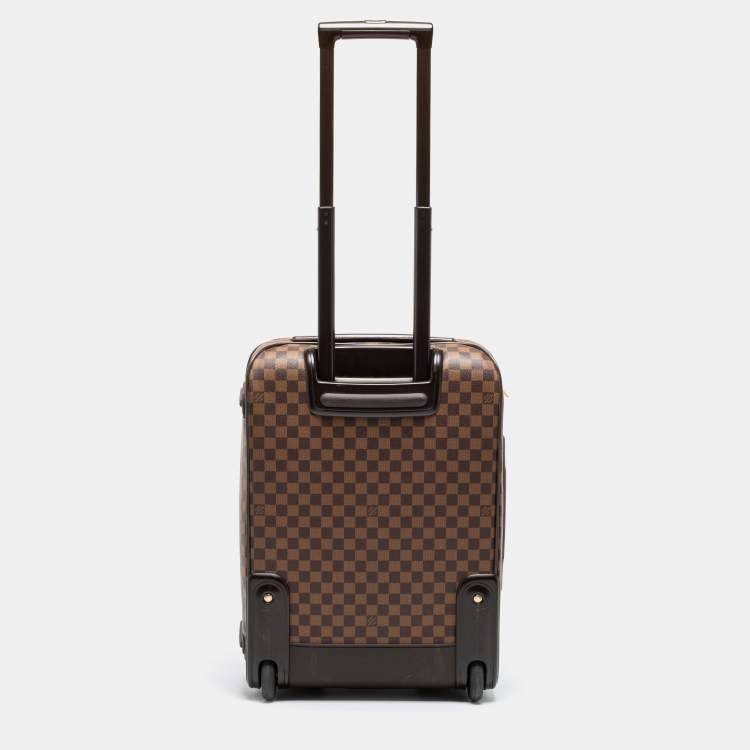 Pre Owned Louis Vuitton Damier Ebene Canvas Pegase 55 Luggage