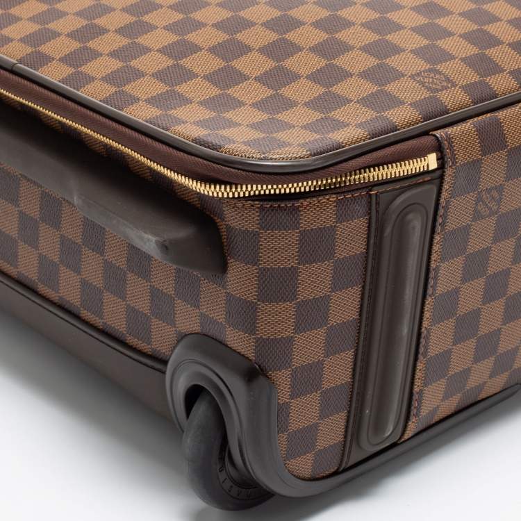 Pre Owned Louis Vuitton Damier Ebene Canvas Pegase 55 Luggage
