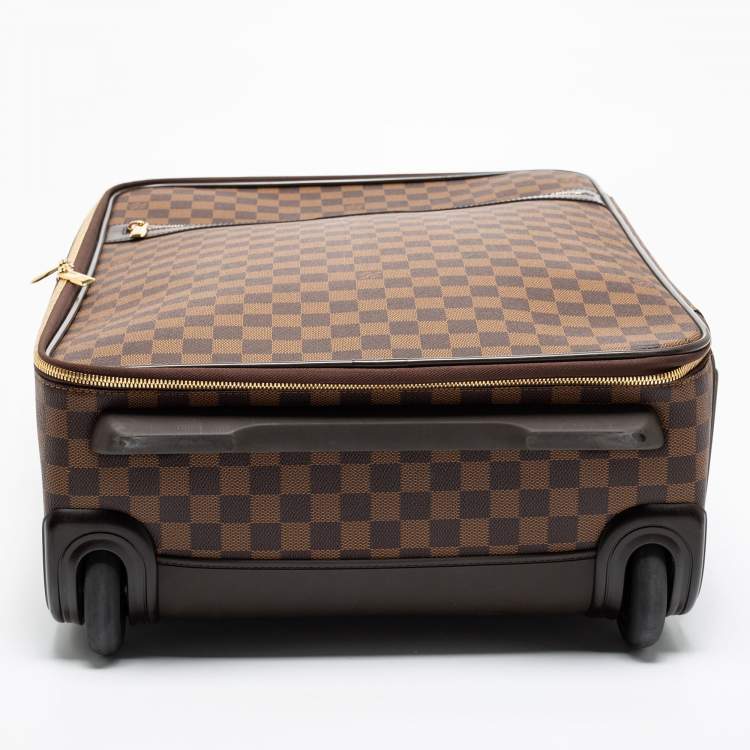 Pre Owned Louis Vuitton Damier Ebene Canvas Pegase 55 Luggage