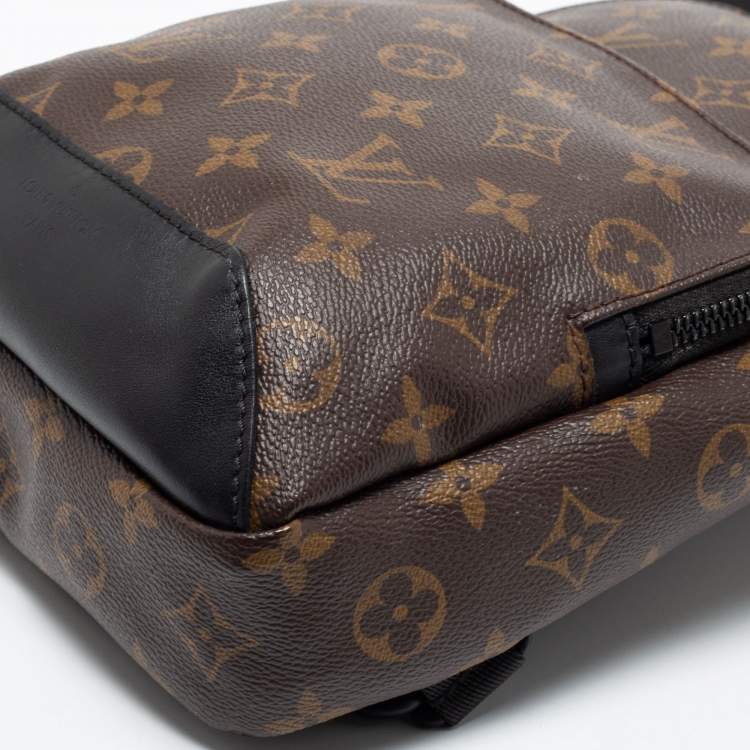 Pre Owned Louis Vuitton Monogram Canvas And Leather Avenue Sling Bag