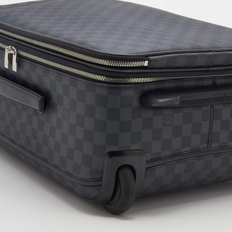 Pre Owned Louis Vuitton Damier Graphite Canvas Pegase Legere 50 Luggage Bag