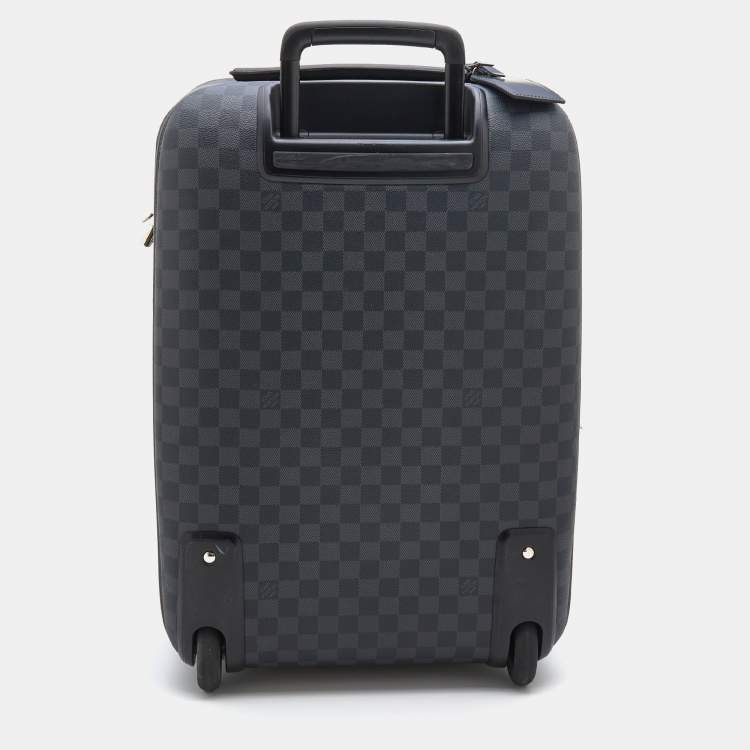 Pre Owned Louis Vuitton Damier Graphite Canvas Pegase Legere 50 Luggage Bag