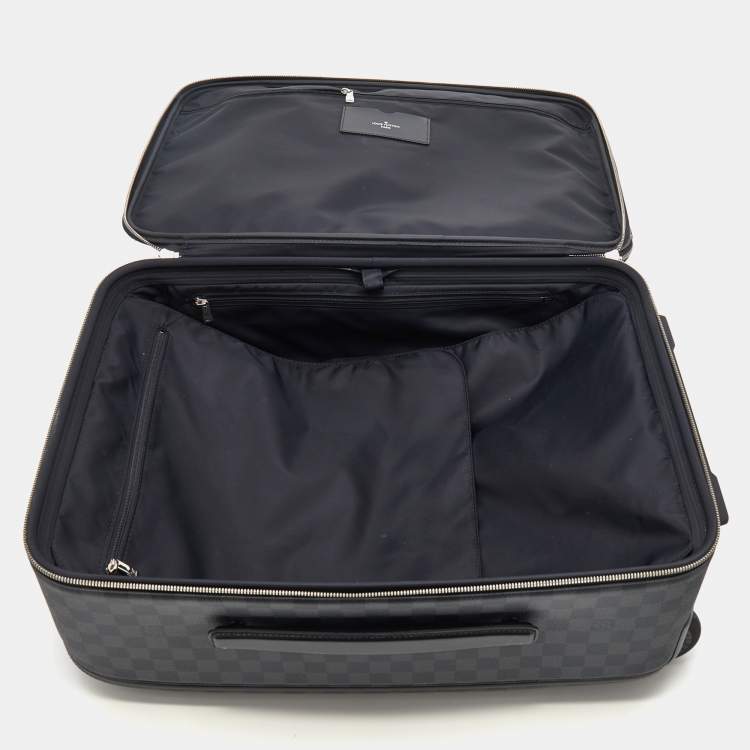 Pre Owned Louis Vuitton Damier Graphite Canvas Pegase Legere 50 Luggage Bag