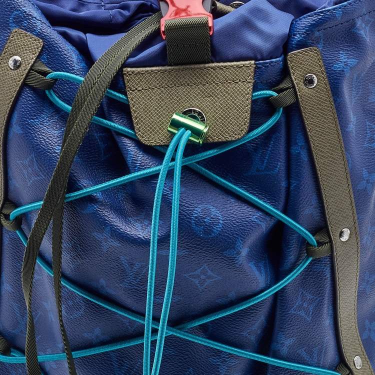 مملوكة مسبقًا Louis Vuitton Blue Monogram Canvas Pacific Outdoor Backpack 