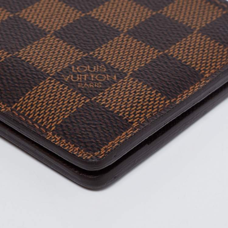 Pre Owned Louis Vuitton Damier Ebene Canvas Multiple Wallet