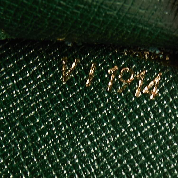 Pre Owned Louis Vuitton Episea Taiga Leather Serviette Kourad Briefcase