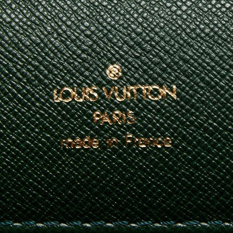 Pre Owned Louis Vuitton Episea Taiga Leather Serviette Kourad Briefcase