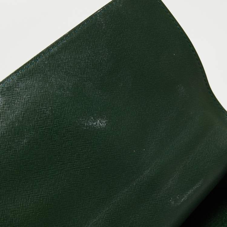 Pre Owned Louis Vuitton Episea Taiga Leather Serviette Kourad Briefcase
