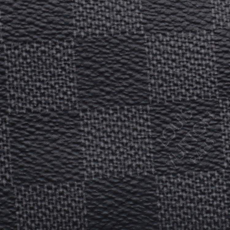 Pre Owned Louis Vuitton Damier Graphite Canvas Enveloppe Carte de Visite Bifold Card Holder