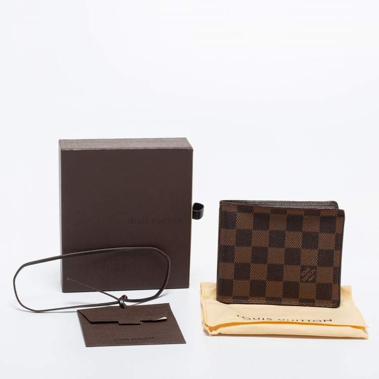 مملوكة مسبقًا Louis Vuitton Damier Ebene Canvas Florin Wallet