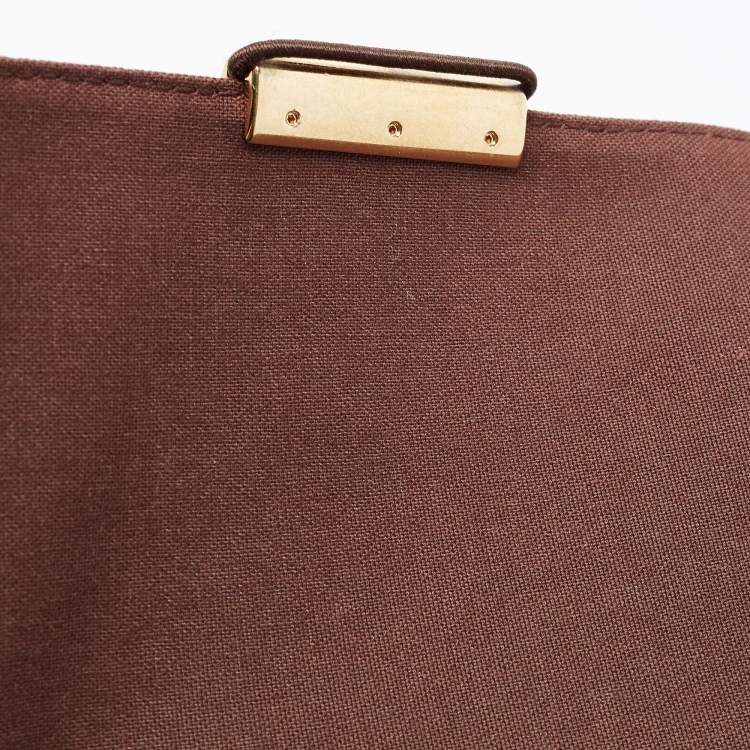 Pre Owned Louis Vuitton Damier Ebene Canvas and Leather Bastille Messenger Bag