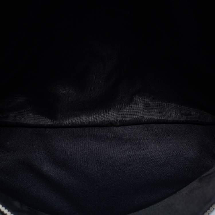 Pre Owned Louis Vuitton Green/Black Taiga Leather Large Gibeciere Garment Travel Bag