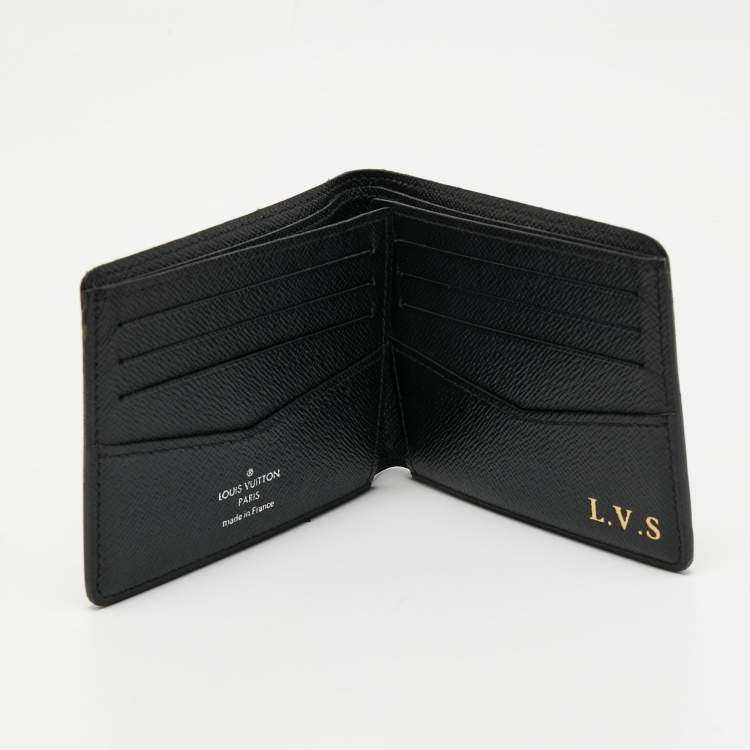 Pre Owned Louis Vuitton Damier Graphite Canvas Slender Wallet
