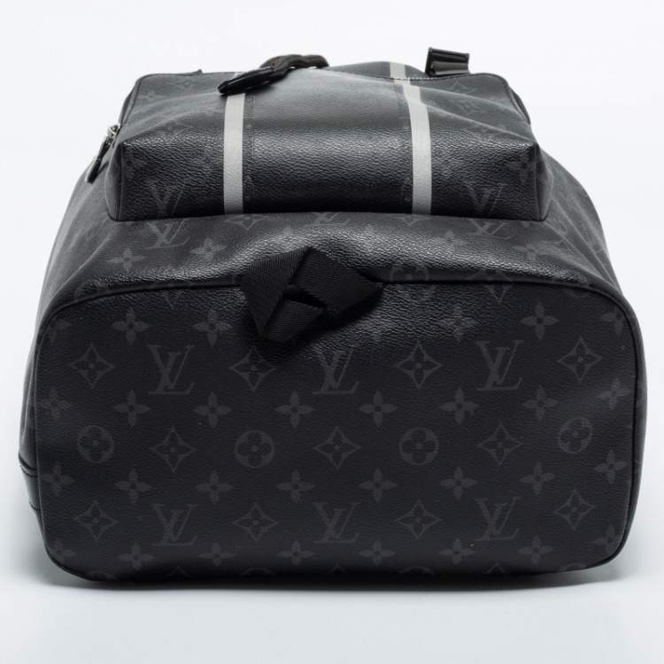 Pre Owned Louis Vuitton Black Monogram Eclipse Canvas Zack Backpack