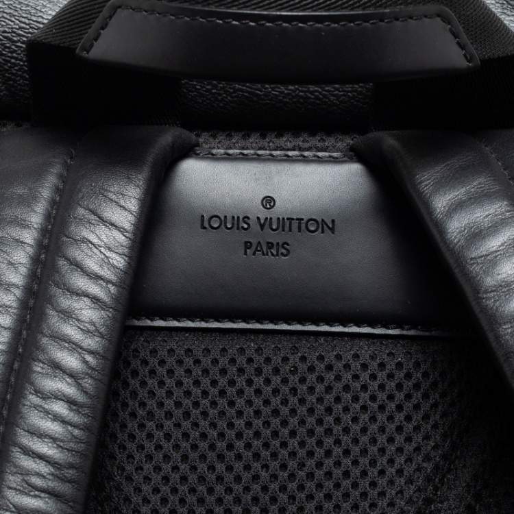 Pre Owned Louis Vuitton Black Monogram Eclipse Canvas Zack Backpack