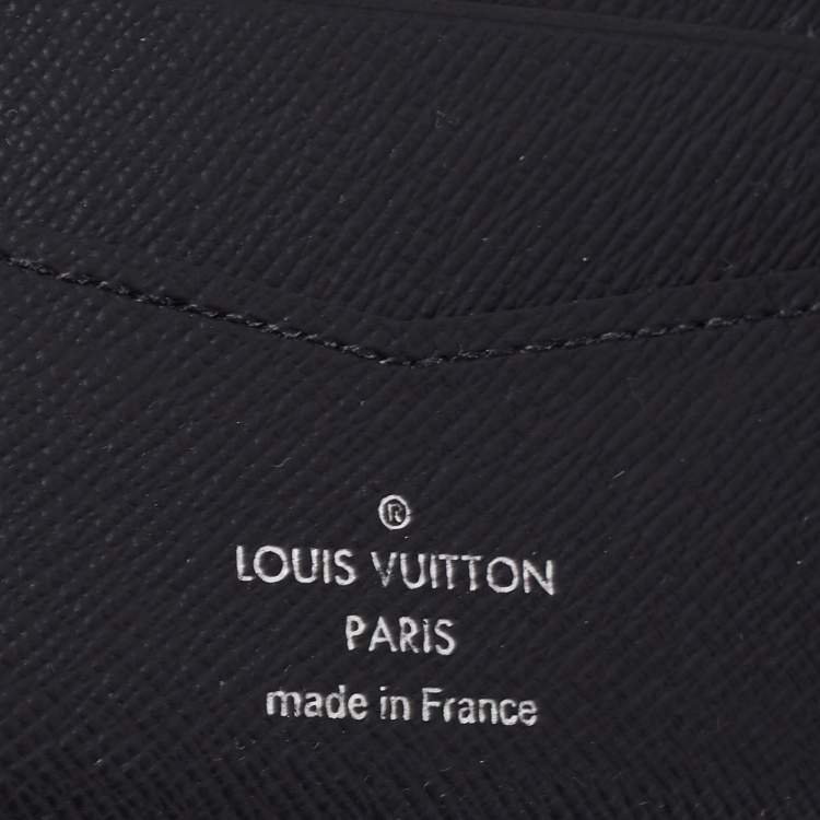 Pre Owned Louis Vuitton Black Epi Leather Slender Wallet