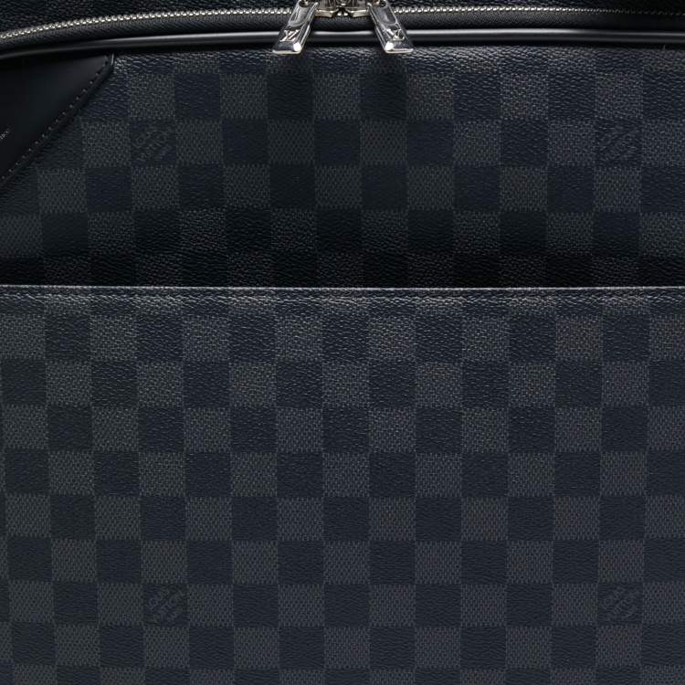 Pre Owned Louis Vuitton Damier Graphite Canvas Business Pegase Legere 55 Luggage