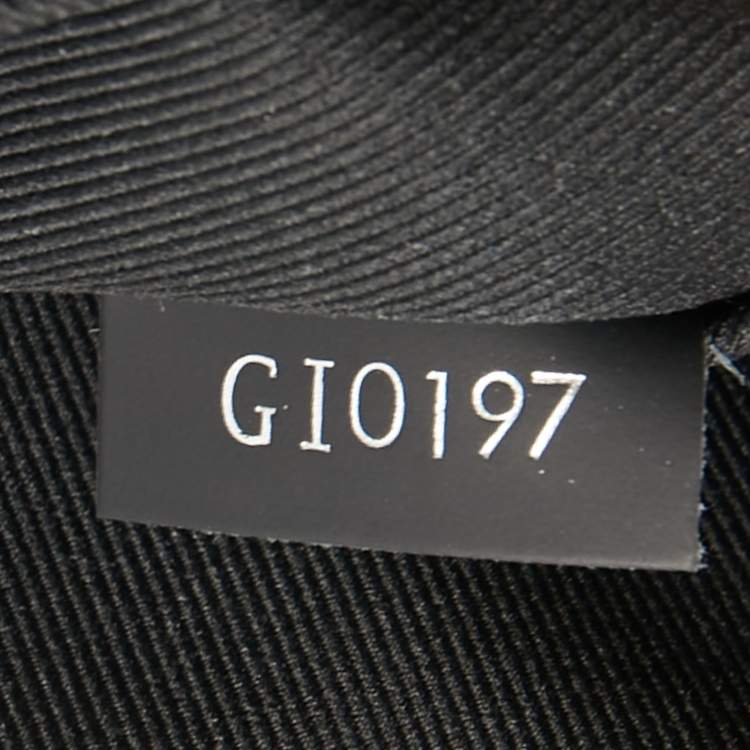 Pre Owned Louis Vuitton Monogram Eclipse Canvas District PM Bag