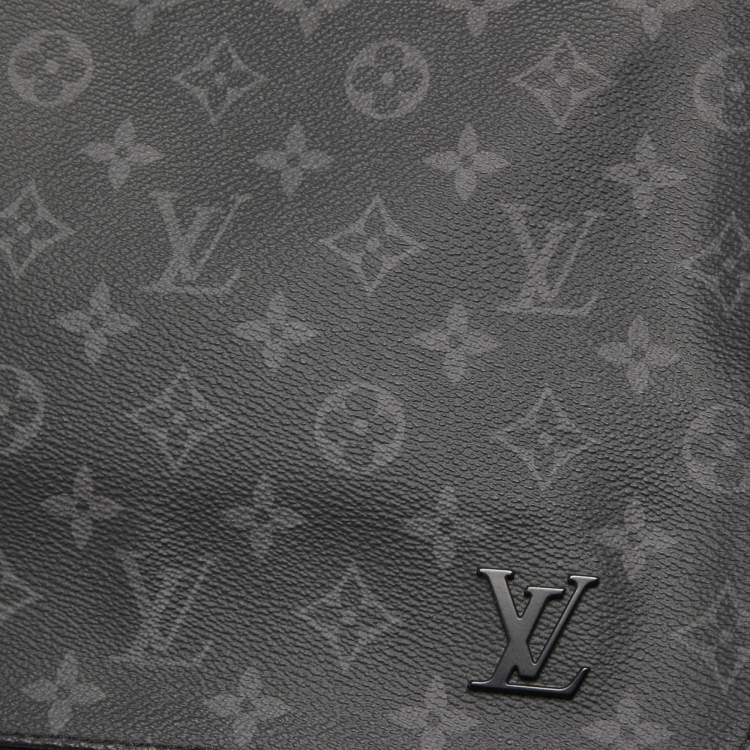 Pre Owned Louis Vuitton Monogram Eclipse Canvas District PM Bag