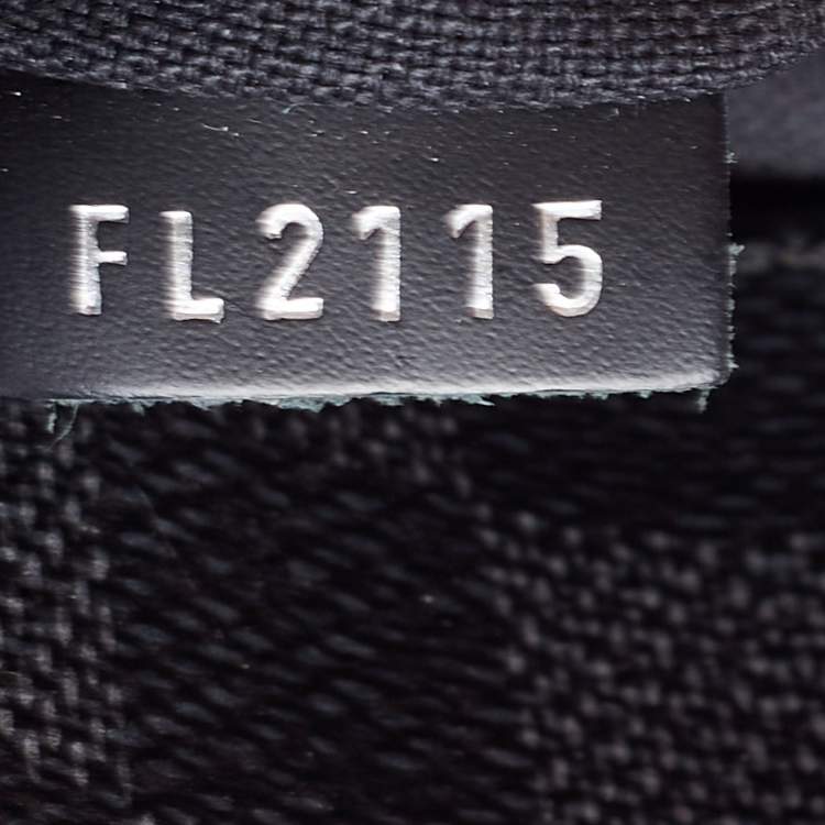 Pre Owned Louis Vuitton Damier Graphite Canvas District PM Bag