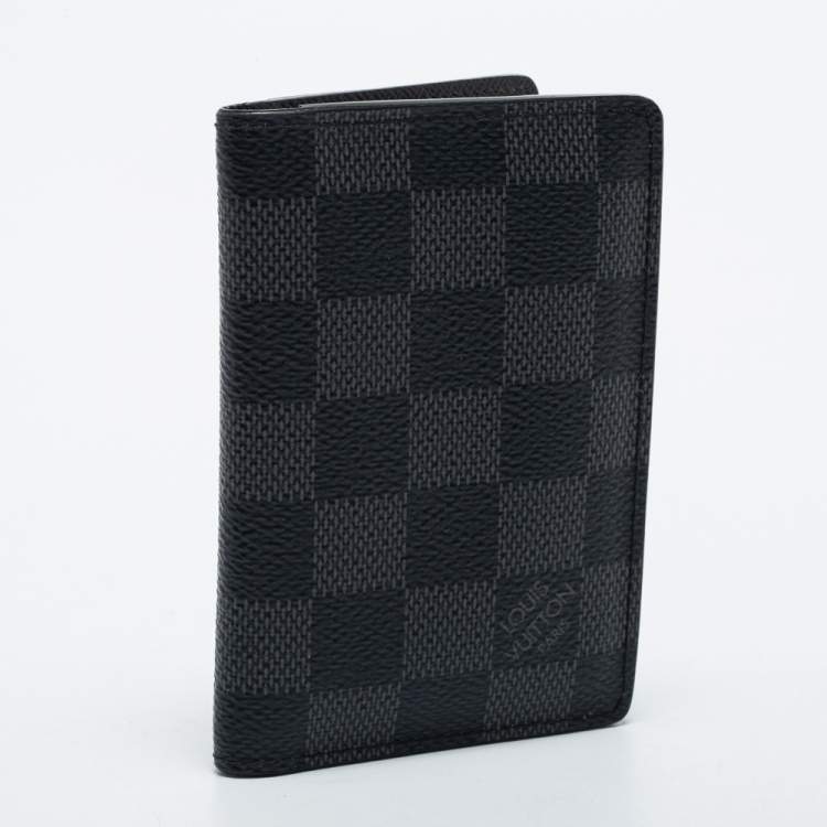 Pre Owned Louis Vuitton Damier Graphite Canvas Pocket Organiser
