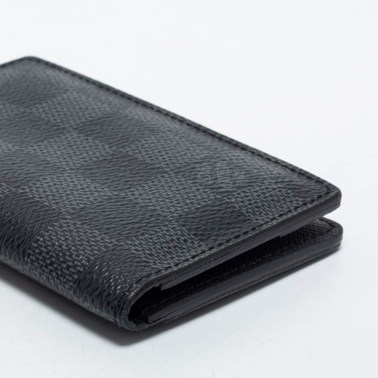 Pre Owned Louis Vuitton Damier Graphite Canvas Pocket Organiser