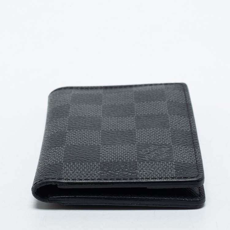 Pre Owned Louis Vuitton Damier Graphite Canvas Pocket Organiser