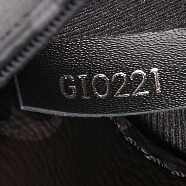 Pre Owned Louis Vuitton Monogram Eclipse Canvas District PM Bag