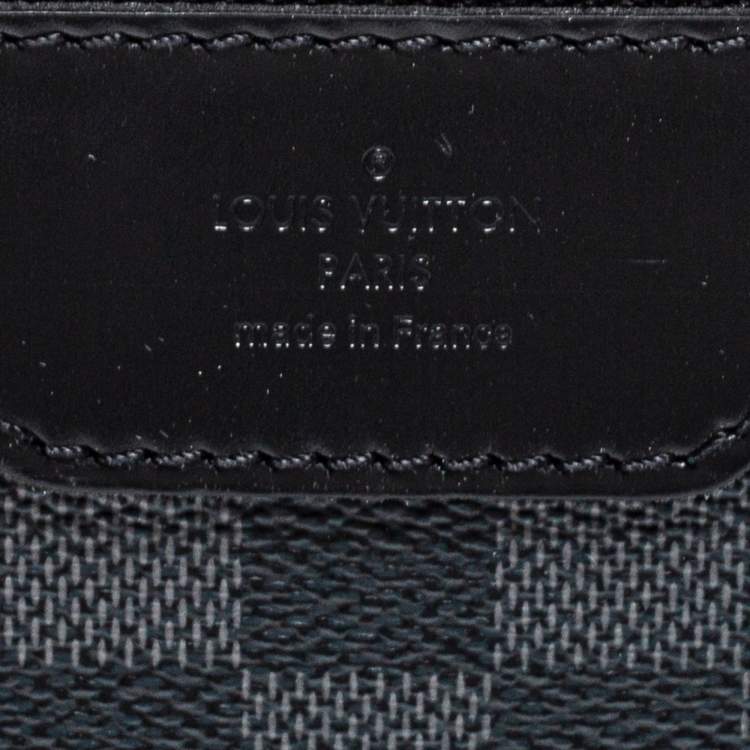 Pre Owned Louis Vuitton Damier Graphite Canvas Daniel GM Bag