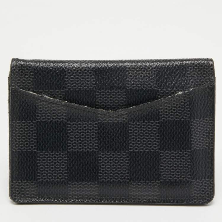 Pre Owned Louis Vuitton Damier Graphite Canvas Pocket Organizer