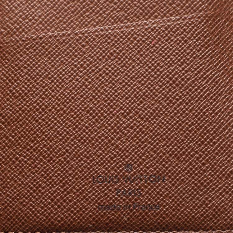 Pre Owned Louis Vuitton Monogram Canvas Brazza Wallet