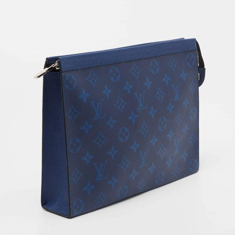 Pre Owned Louis Vuitton Eclipse Monogram Canvas Pochette Voyage MM