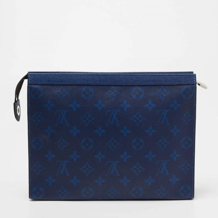 Pre Owned Louis Vuitton Eclipse Monogram Canvas Pochette Voyage MM