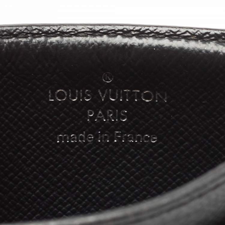 Pre Owned Louis Vuitton Grey Damier Graphite Canvas Neo Porte-Cartes Card Holder