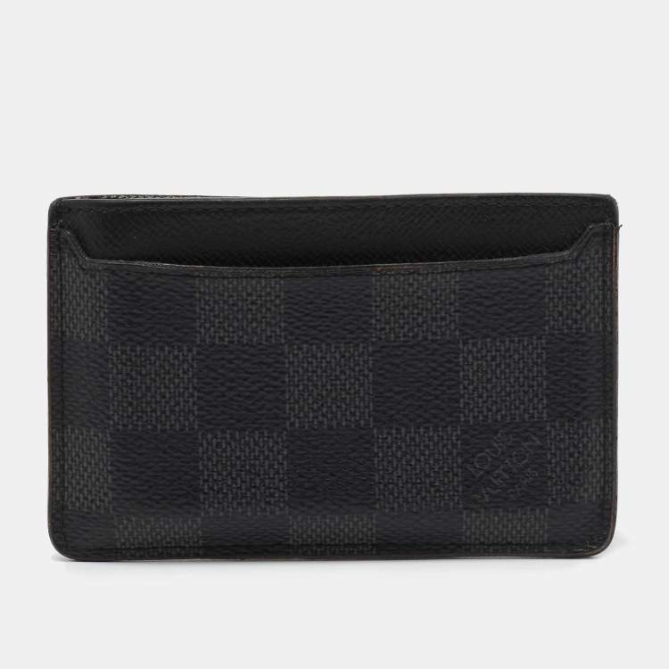 louis vuitton card holder mens black amazing discount Save 83 available   thisisradionowcom