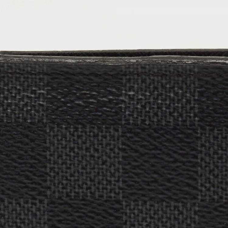 Pre Owned Louis Vuitton Damier Graphite Canvas Pocket Organiser