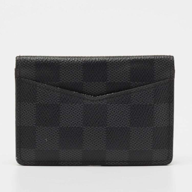 Pre Owned Louis Vuitton Damier Graphite Canvas Pocket Organiser