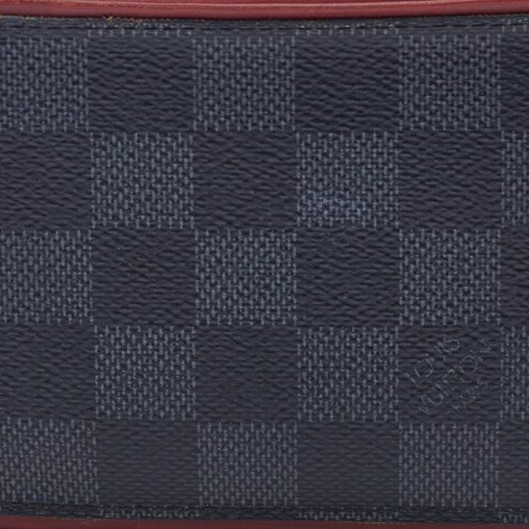 Pre Owned Louis Vuitton Damier Graphite Canvas Pattern Multiple Wallet