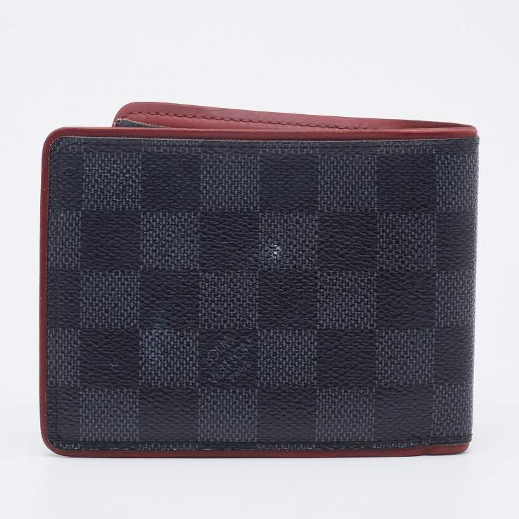 Pre Owned Louis Vuitton Damier Graphite Canvas Pattern Multiple Wallet