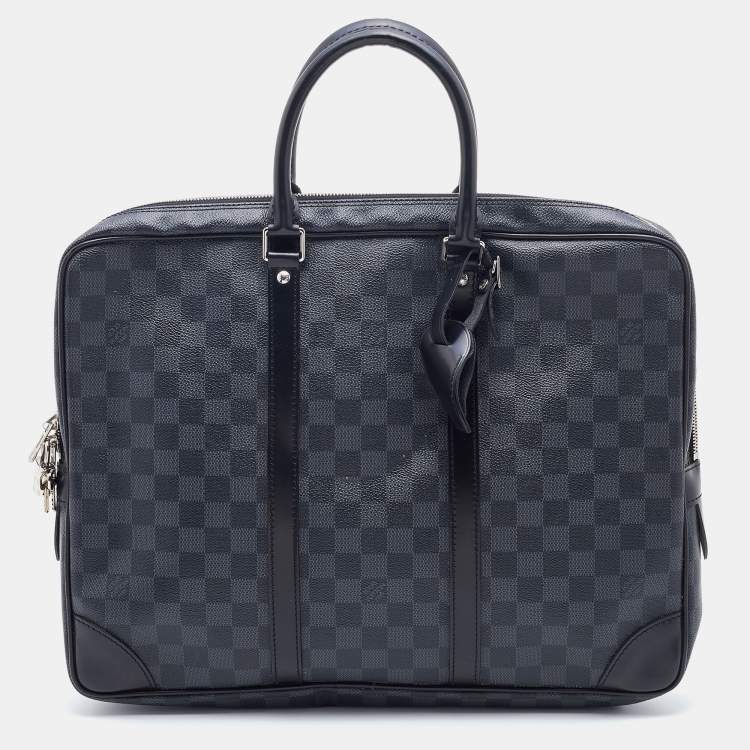 Pre Owned Louis Vuitton Damier Graphite Canvas Porte Documents Voyage Briefcase