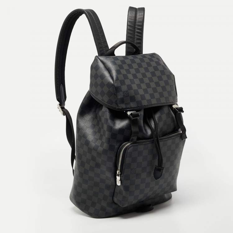 Pre Owned Louis Vuitton Damier Graphite Canvas Zack Backpack